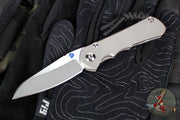 Chris Reeve Small Inkosi- Insingo Edge- Glass Blasted Titanium Finish- Magnacut Steel Blade SIN-1122