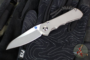 Chris Reeve Small Inkosi- Insingo Edge- Glass Blasted Titanium Finish- Magnacut Steel Blade SIN-1122