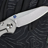 Chris Reeve Small Inkosi- Insingo Edge- Glass Blasted Titanium Finish- Magnacut Steel Blade SIN-1122