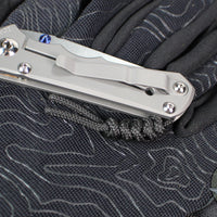 Chris Reeve Small Inkosi- Insingo Edge- Glass Blasted Titanium Finish- Magnacut Steel Blade SIN-1122