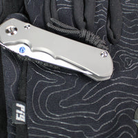 Chris Reeve Small Inkosi- Insingo Edge- Glass Blasted Titanium Finish- Magnacut Steel Blade SIN-1122