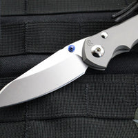 Chris Reeve Small Inkosi- Insingo Edge- Glass Blasted Titanium Finish- Magnacut Steel Blade SIN-1122