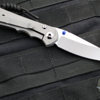 Chris Reeve Small Inkosi- Insingo Edge- Glass Blasted Titanium Finish- Magnacut Steel Blade SIN-1122