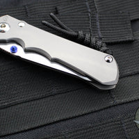 Chris Reeve Small Inkosi- Insingo Edge- Glass Blasted Titanium Finish- Magnacut Steel Blade SIN-1122