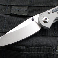 Chris Reeve Small Inkosi- Insingo Edge- Glass Blasted Titanium Finish- Black Micarta Inlay- Magnacut Steel Blade SIN-1124