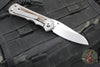 Chris Reeve Small Inkosi- Insingo Edge- Glass Blasted Titanium Finish- Natural Micarta Inlay- Magnacut Steel Blade SIN-1126