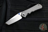 Chris Reeve Small Inkosi- Tanto Edge- Glass Blasted Titanium Finish- Magnacut Steel Blade SIN-1130