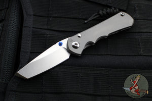 Chris Reeve Small Inkosi- Tanto Edge- Glass Blasted Titanium Finish- Magnacut Steel Blade SIN-1130