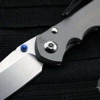 Chris Reeve Small Inkosi- Tanto Edge- Glass Blasted Titanium Finish- Magnacut Steel Blade SIN-1130