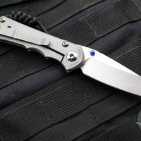 Chris Reeve Small Inkosi- Tanto Edge- Glass Blasted Titanium Finish- Magnacut Steel Blade SIN-1130