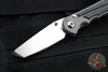 Chris Reeve Small Inkosi- Tanto Edge- Glass Blasted Titanium Finish- Black Micarta Inlay- Magnacut Steel Blade SIN-1132