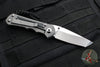 Chris Reeve Small Inkosi- Tanto Edge- Glass Blasted Titanium Finish- Black Micarta Inlay- Magnacut Steel Blade SIN-1132