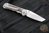 Chris Reeve Small Inkosi- Tanto Edge- Glass Blasted Titanium Finish- Natural Micarta Inlay- Magnacut Steel Blade SIN-1134