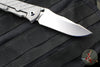 Chris Reeve Umnumzaan- Drop Point- Glass Blasted Titanium Handle- Stonewash Magnacut Steel Blade UMN-1012