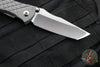 Chris Reeve Umnumzaan- LEFT HANDED- Tanto Edge- Glass Blasted Titanium Handle-Stonewash Magnacut Blade UMN-1015