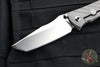 Chris Reeve Umnumzaan- LEFT HANDED- Tanto Edge- Glass Blasted Titanium Handle-Stonewash Magnacut Blade UMN-1015