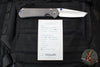 Chris Reeve Large Sebenza 31- LEFT HANDED- Tanto Edge- Sandblasted Finished Titanium- Stonewash Magnacut Blade L31-1011