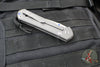 Chris Reeve Large Sebenza 31- LEFT HANDED- Tanto Edge- Sandblasted Finished Titanium- Stonewash Magnacut Blade L31-1011