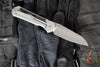 Chris Reeve Large Sebenza 31- Insingo Edge- Glass Blasted- Bog Oak Wood Inlay- Stonewash Magnacut Blade L31-1124