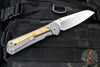 Chris Reeve Large Sebenza 31- Insingo Edge- Glass Blasted- Box Elder Wood Inlay- Stonewash Magnacut Blade L31-1126 v2