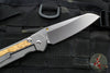 Chris Reeve Large Sebenza 31- Insingo Edge- Glass Blasted- Box Elder Wood Inlay- Stonewash Magnacut Blade L31-1126 v2