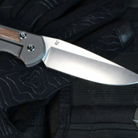 Chris Reeve Large Sebenza 31- Natural Micarta Inlay- Drop Point Blade L31-1212 In Magnacut