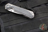 Chris Reeve Large Sebenza 31- Drop Point- Glass Blasted Finished Titanium Handle- Black Micarta Inlay- Stonewash Magnacut Blade- Silver Hardware L31-1652