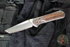 Chris Reeve Small Sebenza 31- Tanto Edge- Macassar Ebony Inlay- Magnacut Steel Blade S31-1134