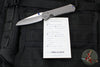 Chris Reeve Small Sebenza 31 Insingo Edge- Glass Blasted Titanium- Magnacut Stonewash Blade S31-1685