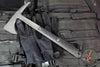RMJ Tactical Kestrel Feather 13" Tomahawk- Tungsten Finished- Black G-10 Handle