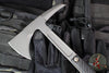 RMJ Tactical Kestrel Feather 13" Tomahawk- Tungsten Finished- Black G-10 Handle