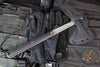 RMJ Tactical Kestrel Feather 13" Tomahawk- Tungsten Finished- Black G-10 Handle