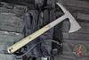 RMJ Tactical Kestrel Feather 13" Tomahawk- Tungsten Finished- Dirty Olive G-10 Handle