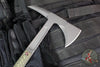 RMJ Tactical Kestrel Feather 13" Tomahawk- Tungsten Finished- Dirty Olive G-10 Handle