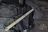 RMJ Tactical Kestrel Feather 13" Tomahawk- Tungsten Finished- Dirty Olive G-10 Handle