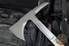 RMJ Tactical Kestrel Feather 13" Tomahawk- Tungsten Finished- Hyena Brown G-10 Handle