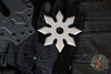 RMJ Snowflake Tactical Ninja Star - Savage Stainless Finish