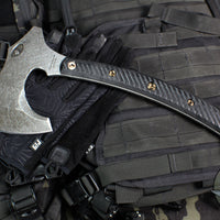 RMJ Berserker- Acid Etched- Black G-10 Handle