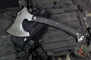 RMJ Berserker- Acid Etched- Black G-10 Handle