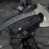 RMJ Berserker- Acid Etched- Black G-10 Handle