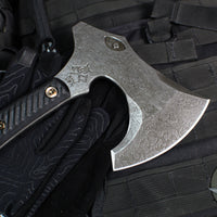 RMJ Berserker- Acid Etched- Black G-10 Handle