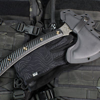 RMJ Berserker- Acid Etched- Black G-10 Handle