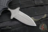 RMJ Tactical BUB- Back Up Push Dagger- Double Edge- Tungsten Finish- Black G-10