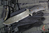 RMJ Tactical- Combat Asia- Black G-10 Handle- Acid Etched Finished Blade