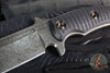 RMJ Tactical- Combat Asia- Black G-10 Handle- Acid Etched Finished Blade