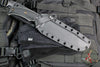 RMJ Tactical- Combat Asia- Black G-10 Handle- Acid Etched Finished Blade