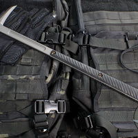 RMJ Tactical- Eagle Talon- Tungsten Finished S7 Steel- Black G-10 Handle