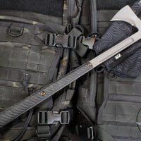 RMJ Tactical- Eagle Talon- Tungsten Finished S7 Steel- Black G-10 Handle