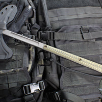 RMJ Tactical- Eagle Talon- Tungsten Finished S7 Steel- Dirty Olive G-10 Handle