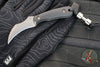 RMJ Gym Rat- Small EDC/Neck Knife- Tungsten Gray- Black G-10 Handle